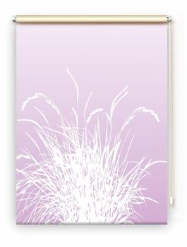 Rollo Reed24 flieder dark, Rollo, Motivrollo, Rollo mit Druck, Fotorollo, bedrucktes Rollo, Fensterrollo,verdunkelndes Rollo, Sonnenschutz Rollo